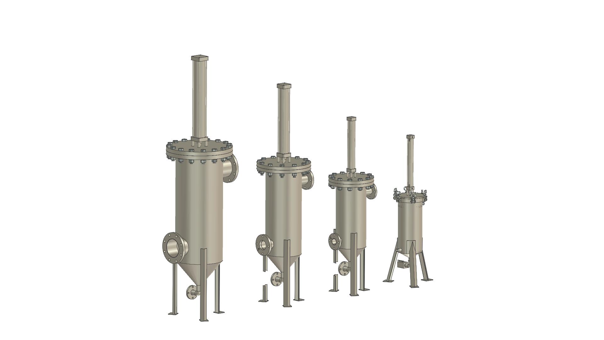 Vertical pressure filter housings sales exporter