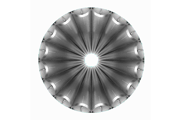 wedge wire scallop, Johnson scallop, vee wire scallop for Hydroprocessing Reactor