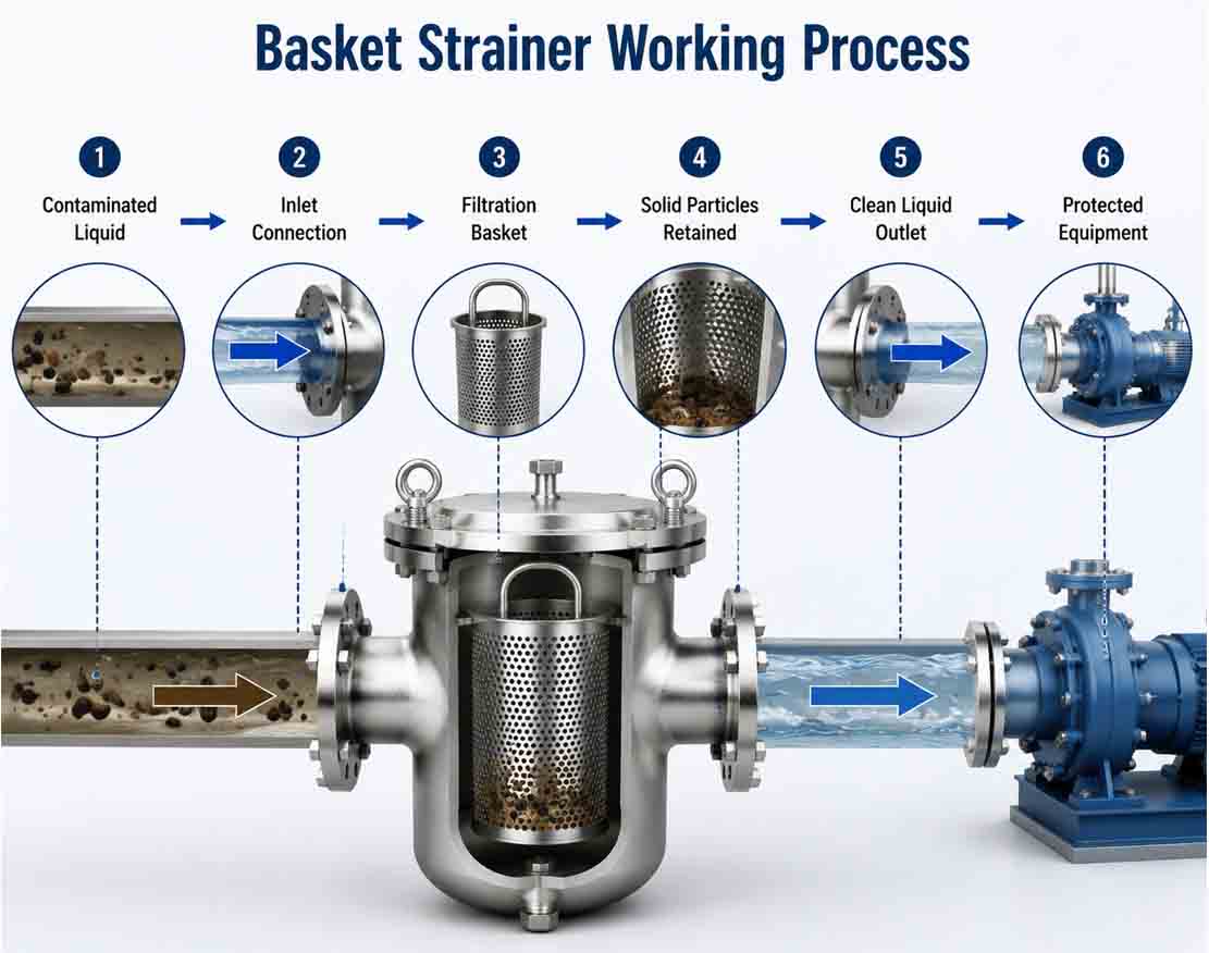 What Is a Basket Strainer? How Does It Work?cid=4 What Is a Basket Strainer? How Does It Work?cid=4